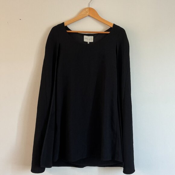 Lavish Alice Black Cape Dress – Size 8 - Picture 2 of 5